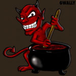 avatar: Halloween: Devil with Cauldron
