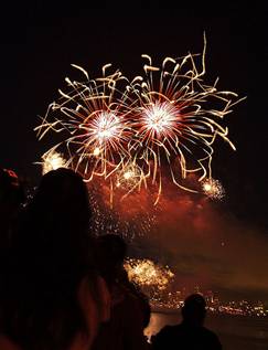 Flying Spagetti Monster fireworks