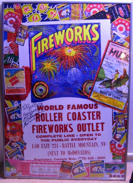 Wally Glenn: Roller Coaster Firecracker labels