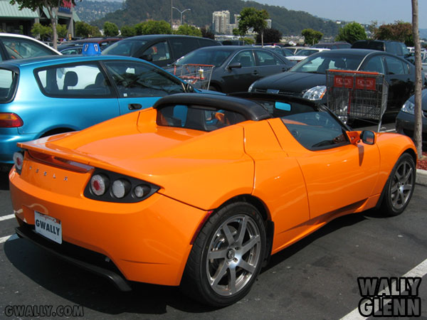 Tesla Roadster: Side View